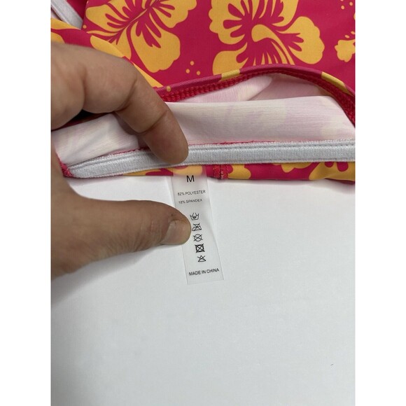 Lot Of 2 Swim Bandeau Bikini Top Bundle Womens Medium Padded - Picture 6 of 8